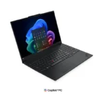 Lenovo ThinkPad E16 Gen 3 laptop with Intel Core Ultra 5 processor, 16-inch WUXGA touchscreen, and Copilot+ PC branding.