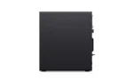 Lenovo ThinkStation P3 Tower Gen 2 workstation, side view, black.