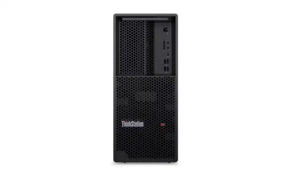 Lenovo ThinkStation P3 Tower Gen 2-30HTS06M00 workstation with honeycomb front panel.