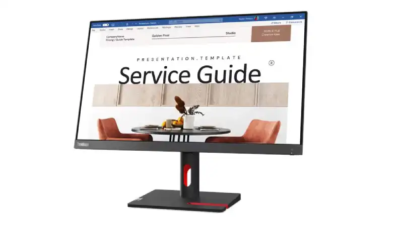 Lenovo ThinkVision S24i-30 monitor with a 23.8-inch IPS FHD display and 100Hz refresh rate.