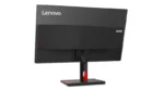 Lenovo ThinkVision S24i-30 monitor rear view showing ports and branding.