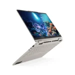 Lenovo Yoga 7 2-in-1 laptop with 14" OLED touchscreen, AMD Ryzen AI 7 processor, 16GB RAM, and 512GB SSD.