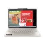 Lenovo Yoga 7 14AKP10-83JR00C3IN laptop with AMD Ryzen AI 7, 16GB RAM, 512GB SSD, and 14" OLED touchscreen.