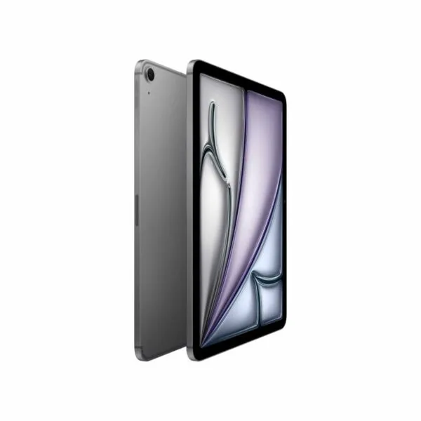 Space Grey Apple iPad Air 11-inch M4 with 1TB storage showing the front display and rear camera at YourShoppy.com.