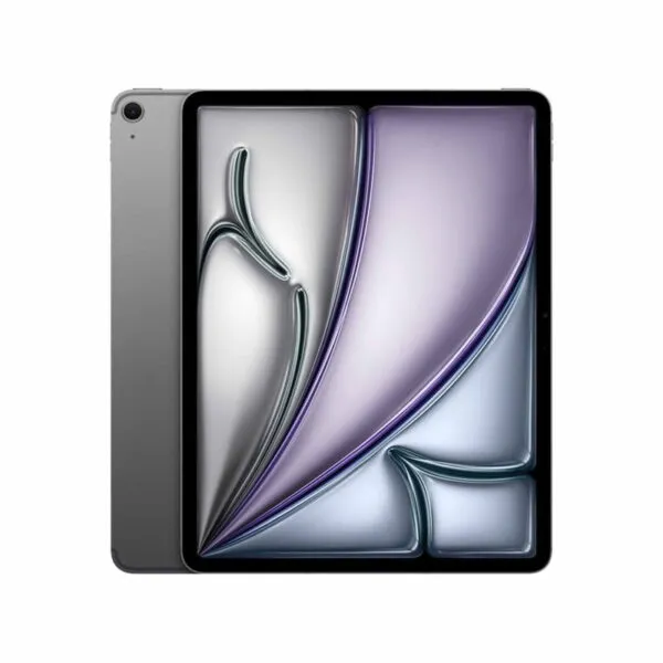 Apple iPad Air 13-inch M4 Space Grey tablet showing the front display and side profile, available at YourShoppy.com.
