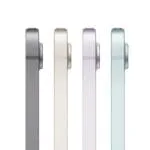 Side profile view of four Apple iPad mini (A17 Pro) tablets in various colors, including purple, at YourShoppy.com.