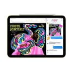 Yellow Apple iPad (A16) 11-inch Wi-Fi 256GB tablet displaying a creative design project on its screen at YourShoppy.com.