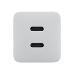 Asus 65W USB-C GaN Charger AC65-05 featuring two USB-C ports for efficient laptop charging, available at YourShoppy.com.