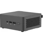 Asus NUC 15 Pro Tall NUC15CRHU7 Mini PC with Intel Core Ultra 7 processor and front-facing USB ports at YourShoppy.com.