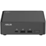Front view of the compact Asus NUC 15 Pro Slim NUC15CRKU5 barebone mini PC featuring front USB and power ports at YourShoppy.