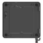 Bottom view of the Asus NUC 15 Pro Slim NUC15CRKU5 barebone mini PC featuring rubber feet and a mounting latch at YourShoppy.