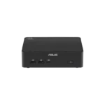 Front view of the Asus NUC 16 Pro NUC16GDKU7 barebone mini PC featuring three 10G USB ports and a power button.