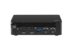 Rear view of Asus NUC 16 Pro NUC16GDKX9 barebone mini PC showing HDMI, USB, and dual 2.5G Ethernet ports at YourShoppy.com.