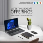 Acer Aspire Lite AL15-53 laptop in steel gray with Windows 11 and MS Office displayed on a desk at YourShoppy.com.
