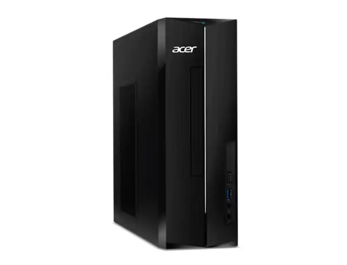 Acer Aspire XC-1760 desktop tower in black featuring a sleek vertical design, available at YourShoppy.com in Koramangala.