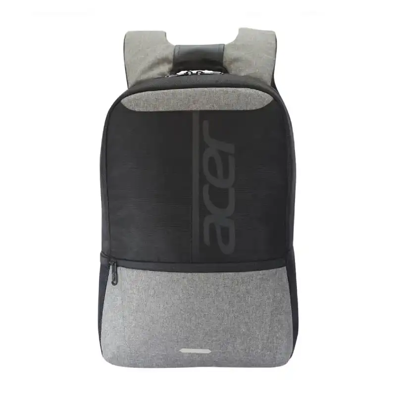 Acer Lite Extra Soft Padded Notebook Backpack 5W.49864 (1) Acer Lite Extra Soft Padded Notebook Backpack, 16 Litre, Fits 15.6" Laptops, Black & Grey - Image 1