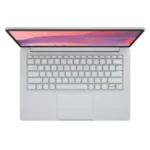 Top-down view of the Misty Grey Asus ExpertBook B1503CVAB-S77422X laptop featuring a 15.6-inch display and keyboard layout.