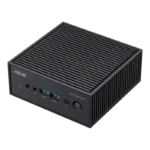 Asus ExpertCenter PN42-S-B-SC0114MV barebone mini PC featuring a compact black chassis with front USB and audio ports.