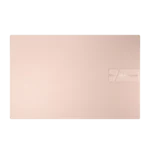 ASUS Vivobook 15 X1504MA-BQ907WS laptop lid in Terracotta finish with ASUS Vivobook branding on the back cover.