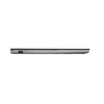 Asus Vivobook 15 X1504VAP laptop Cool Silver closed side profile showing USB-A port and ventilation grille