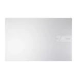 ASUS Vivobook 15 X1504VAP-IN012WS Cool Silver laptop lid with brushed finish and Vivobook branding badge