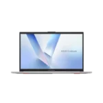 Asus Vivobook Go 15 E1504FA-IN2816WS laptop in cool silver with a 15.6-inch FHD display available at YourShoppy.com.