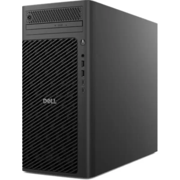 Dell Pro Max Tower T2 Workstation FCT2250 with black front grille, optical drive, and front-facing ports at YourShoppy.com.
