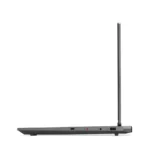 Side profile of the Luna Grey Lenovo LOQ 15IRX9 – 83DV01A8IN gaming laptop showing connectivity ports at YourShoppy.com.