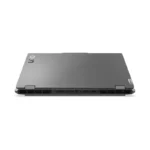 Rear view of Luna Grey Lenovo LOQ 15IRX9 83DV01A8IN gaming laptop showing rear ports and cooling vents at YourShoppy.com.