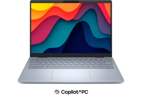 Dell 14 Plus Ice Blue laptop with 14-inch 2.5K display, Intel Core Ultra 5 226V, and Windows 11 at YourShoppy.com.