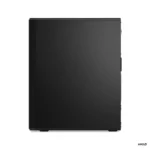 Side view of the Lenovo ThinkCentre M75t Gen 5 tower desktop featuring a sleek black chassis, available at YourShoppy.com.