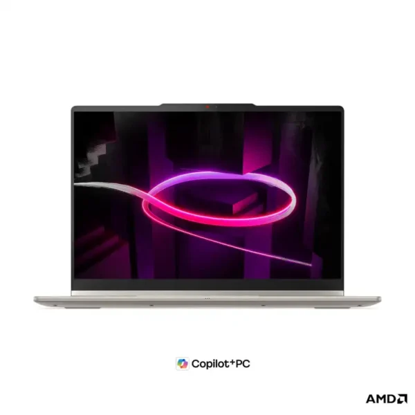 Lenovo Yoga 7 2-in-1 14AGP11 83TD007WIN laptop in Seashell color with Copilot+PC branding at YourShoppy.com.