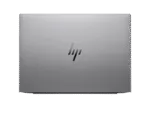 Top view of the silver HP ZBook Power 16 G11 A8WM2PT mobile workstation laptop featuring the HP logo at YourShoppy.com.