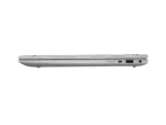 Side profile view of the silver HP ZBook Firefly 14 G11 A92U3PT mobile workstation showing ports at YourShoppy.com.