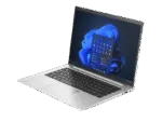 HP EliteBook 1040 G10 14-inch business laptop with a silver finish, Windows 11 interface, and backlit keyboard at YourShoppy.