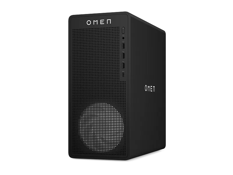HP OMEN 16L Gaming Desktop TG03-0012in PC, 32GB RAM - Left facing