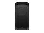 Front view of the HP Z8 Fury G5 Workstation Desktop PC tower featuring a black perforated metal chassis at YourShoppy.com.