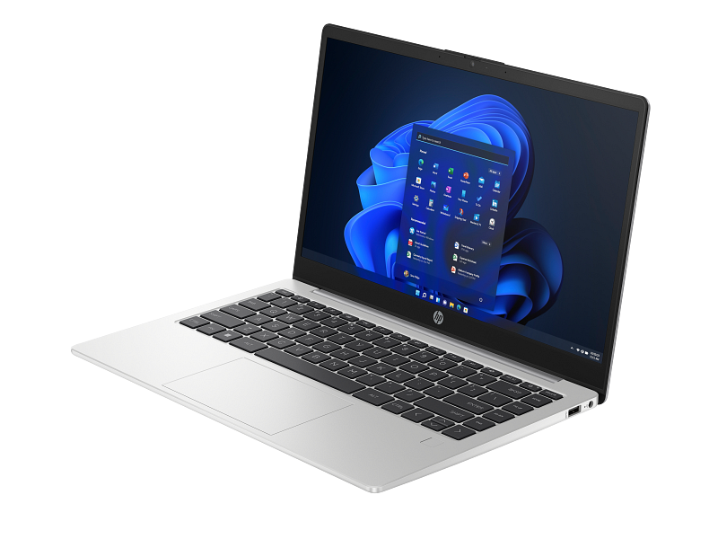 HP 245 G10 14 inch Laptop, AMD Ryzen, 8GB RAM, 256GB SSD - Center facing