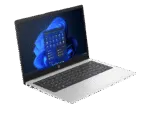 HP 245 G10 14-inch laptop with silver chassis and Windows 11 interface, available at YourShoppy.com in Koramangala, Bangalore