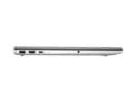 Side profile of silver HP 250 G10 laptop showing USB, HDMI, USB-C, and headphone ports at YourShoppy.com in Koramangala.