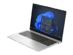 HP 250R 15.6 inch G10 Notebook PC (D49CWAT) with 15.6-inch FHD display and silver chassis available at YourShoppy.com.