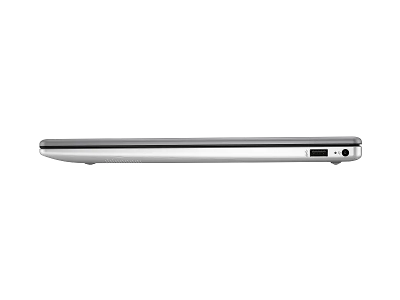 Right side profile of HP 250R 15.6 inch G10 Notebook PC showing USB and power ports available at YourShoppy.com in Bangalore.