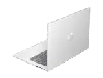 Silver HP ProBook 440 G11 business laptop with 14-inch display, shown from a rear-angle view at YourShoppy.com in Bengaluru.