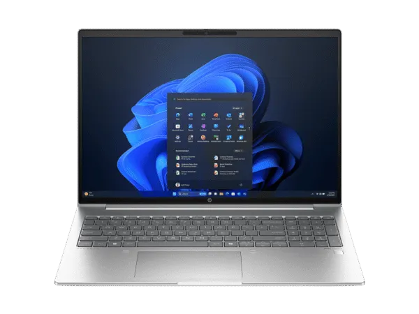HP ProBook 460 G11 16-inch business laptop with Windows 11, Intel Core processor, and silver chassis at YourShoppy.com.