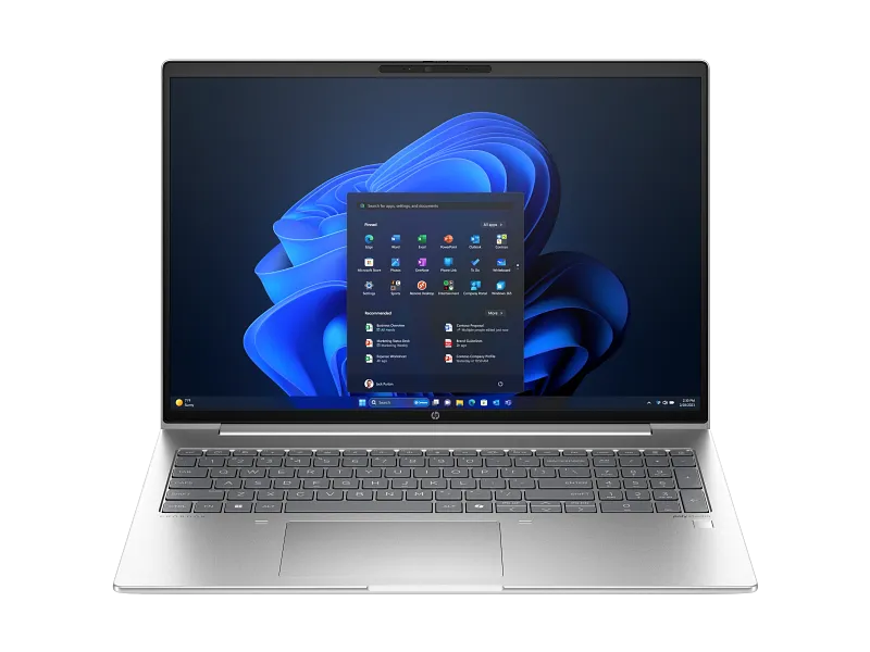 HP ProBook 460 G11 16-inch Business Laptop, Intel Core Processor, 16GB RAM, 512GB SSD - Center facing 2