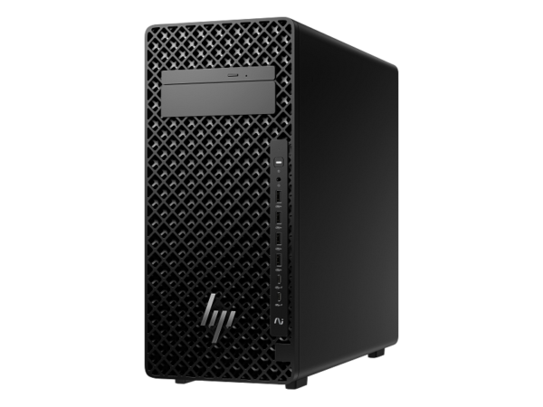 HP Z2 Tower G1 Workstation Desktop PC, Intel Processor, 8GB RAM, 1TB HDD - Left facing