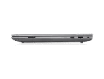 Right side profile of the HP ZBook X G2i 16 DZ8A9PA mobile workstation showing port connectivity at YourShoppy.com.