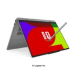 Lenovo IdeaPad 5 2-in-1 14AGP11 83UH000HIN Luna Grey touchscreen laptop with stylus pen at YourShoppy.com in Koramangala.