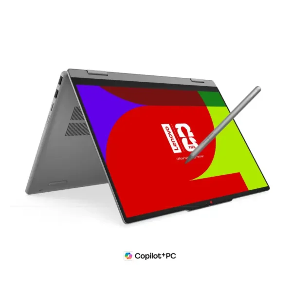 Lenovo IdeaPad 5 2-in-1 14AGP11 83UH000HIN Luna Grey touchscreen laptop with stylus pen at YourShoppy.com in Koramangala.