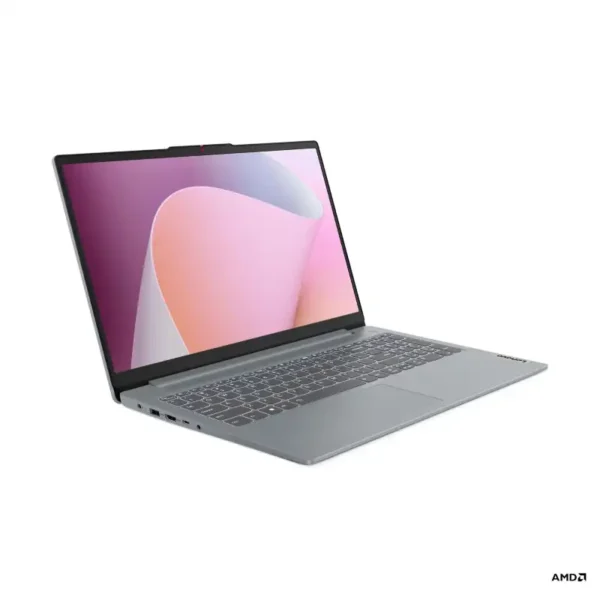Lenovo IdeaPad Slim 3 15AMN8 laptop in Arctic Grey with a 15.6-inch display, available at YourShoppy.com in Koramangala.